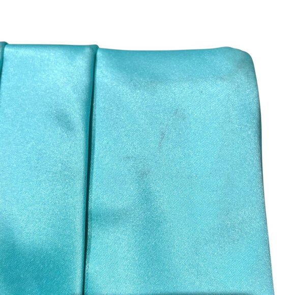 Kate Spade April Wedding Belles Robin's Egg Bridal Clutch Bag Bride Formal Satin - Picture 9 of 12